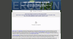 Desktop Screenshot of lakeerosionrepair.com